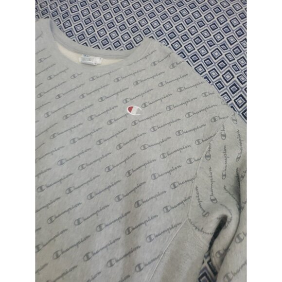 Vintage Gray Champion Reverse Weave Thick Monogram Men's Size XL - Picture 16 of 16